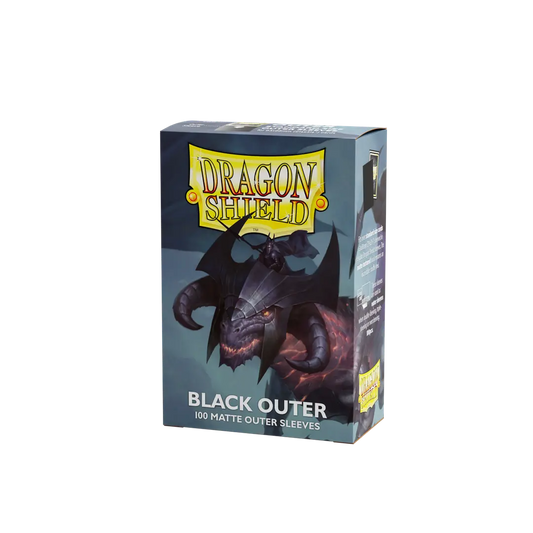 Dragonshield: Black Outer Matte Sleeves (100ct)