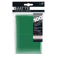 Ultrapro: Matte Standard Card Sleeves 100ct - Green