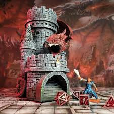Dragon's Keep Dice Tower - Red