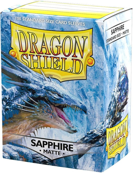 Dragon Shield: Matte - Sapphire Sleeves (100ct)