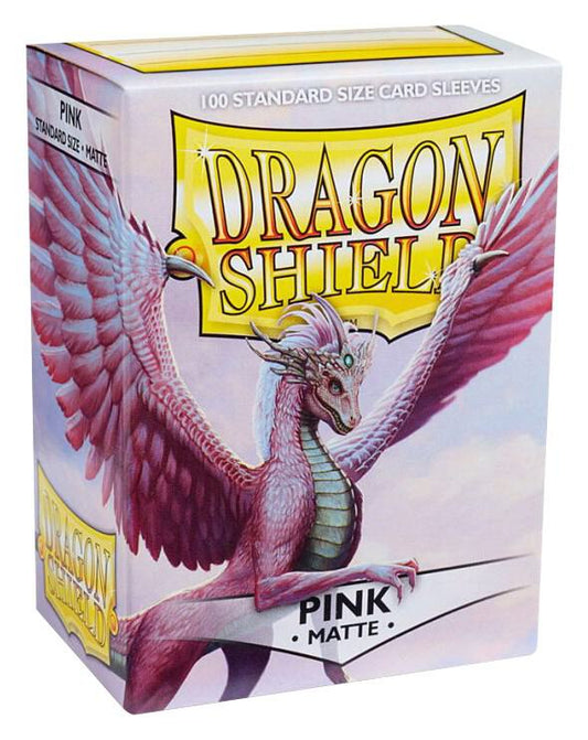 Dragon Shield: Dual Matte - Pink Sleeves (100ct)