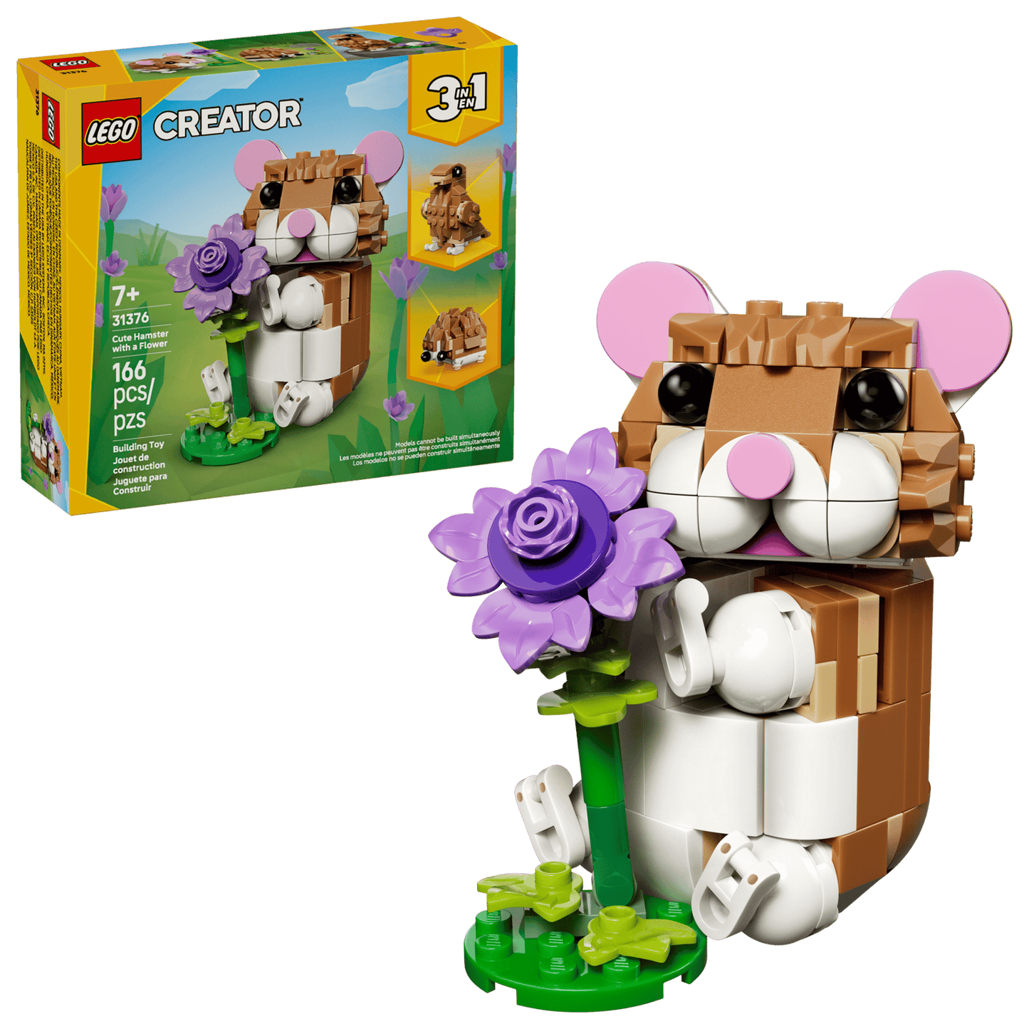 LEGO Creator: Cute Hamster with a Flower