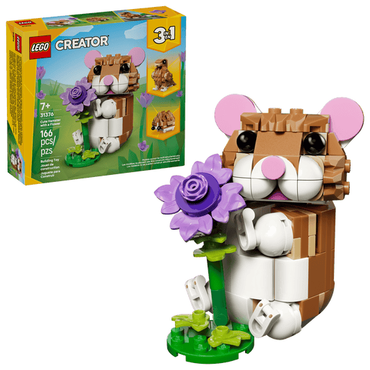 LEGO Creator: Cute Hamster with a Flower