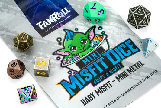 Mystery Misfit Resin Polyhedral Dice Set