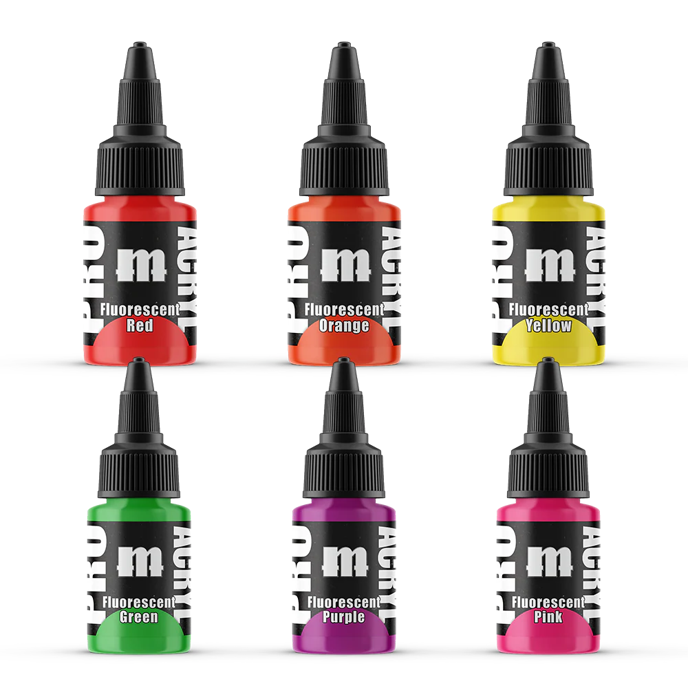 Monument Pro Acryl: Fluorescent Paint Set