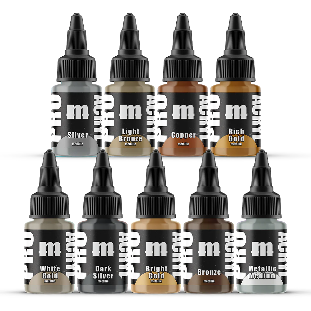 Monument Pro Acryl: Expansion Metallic Paint Set