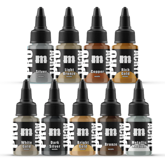 Monument Pro Acryl: Expansion Metallic Paint Set