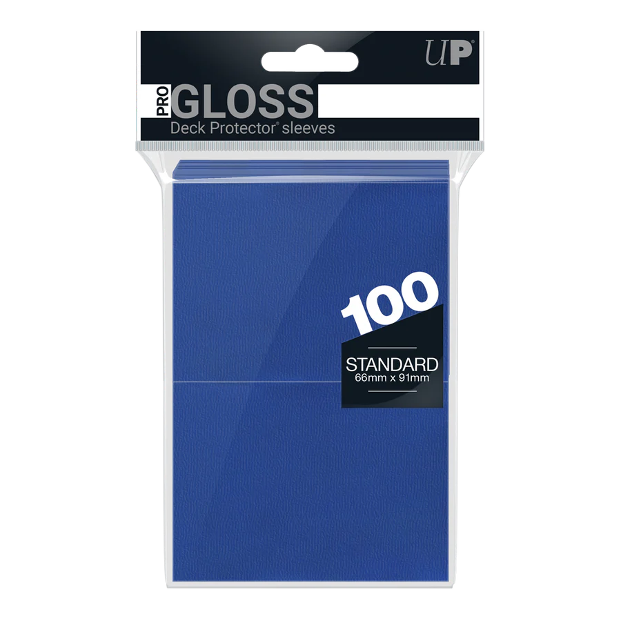 PRO-Gloss Standard Deck Protector Sleeves (100 ct) Blue