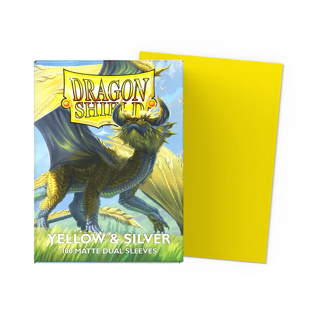 Dragon Shield: Dual Matte - Yellow & Silver