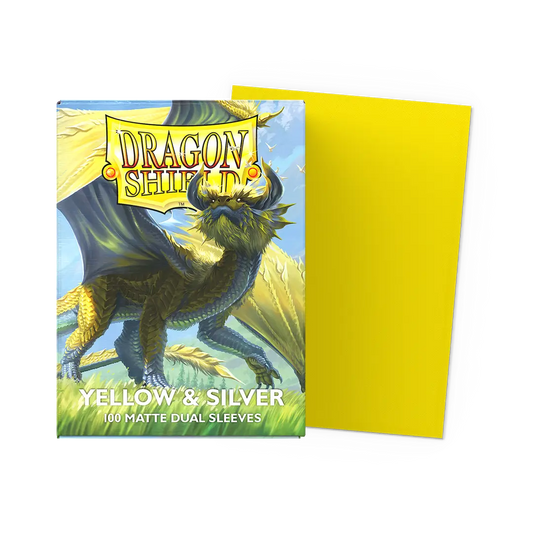 Dragon Shield: Dual Matte - Yellow & Silver