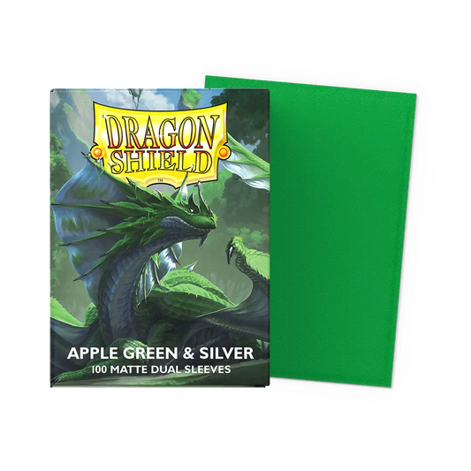 Dragon Shield: Dual Matte - Apple Green & Silver
