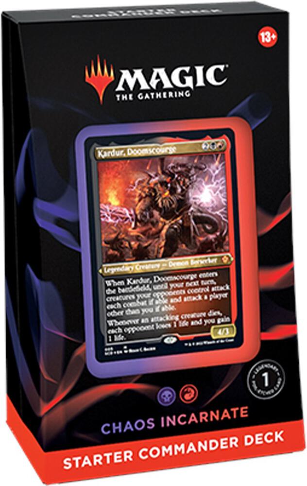 Magic The Gathering: Starter Commander Deck- Chaos Incarnate