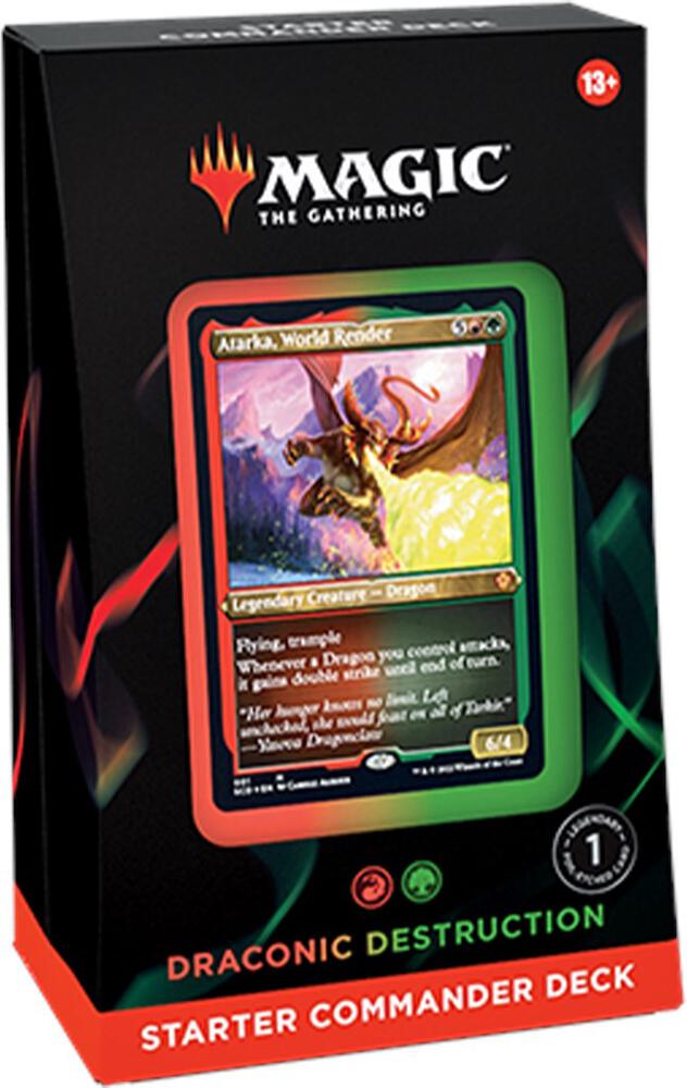 Magic The Gathering: Starter Commander Deck- Draconic Destruction