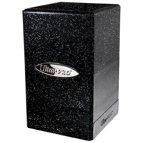 Ultrapro: Satin Tower - Glitter Black