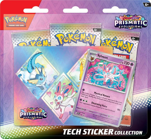 Pokemon TCG: Prismatic Evolutions - Tech Sticker Collection - Sylveon
