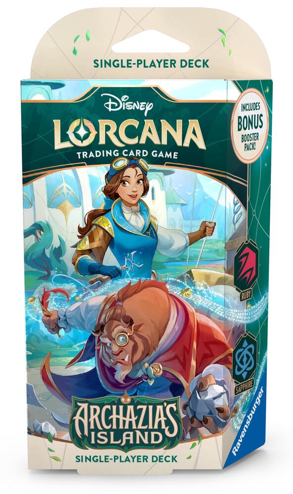 Disney Lorcana TCG: Archazia’s Island - Ruby Sapphire Starter Deck