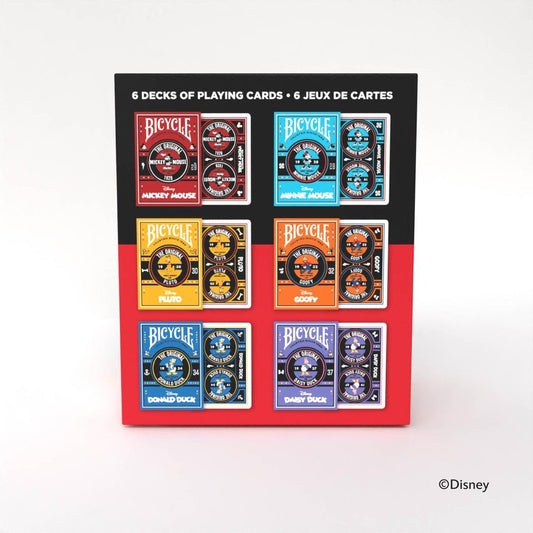 Bicycle Playing Cards: Mickey and Friends 6-Deck Box Set
