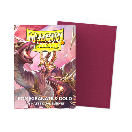 Dragon Shield: Matte Dual - Pomegranate & Gold