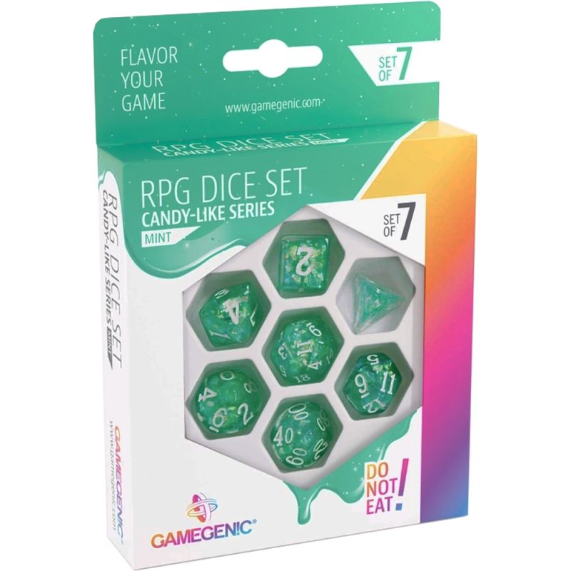 Gamegenic RPG Dice Set: Candy-like Series - Mint