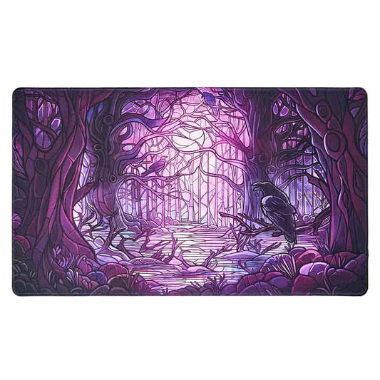 Arcane Fortress Stained Glass Playmat: Decaying Swamp
