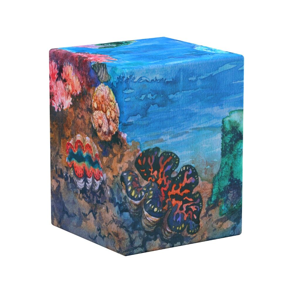 Ultimate Guard Deck Box: Floral Places - Seablue Hush - Boulder 100+