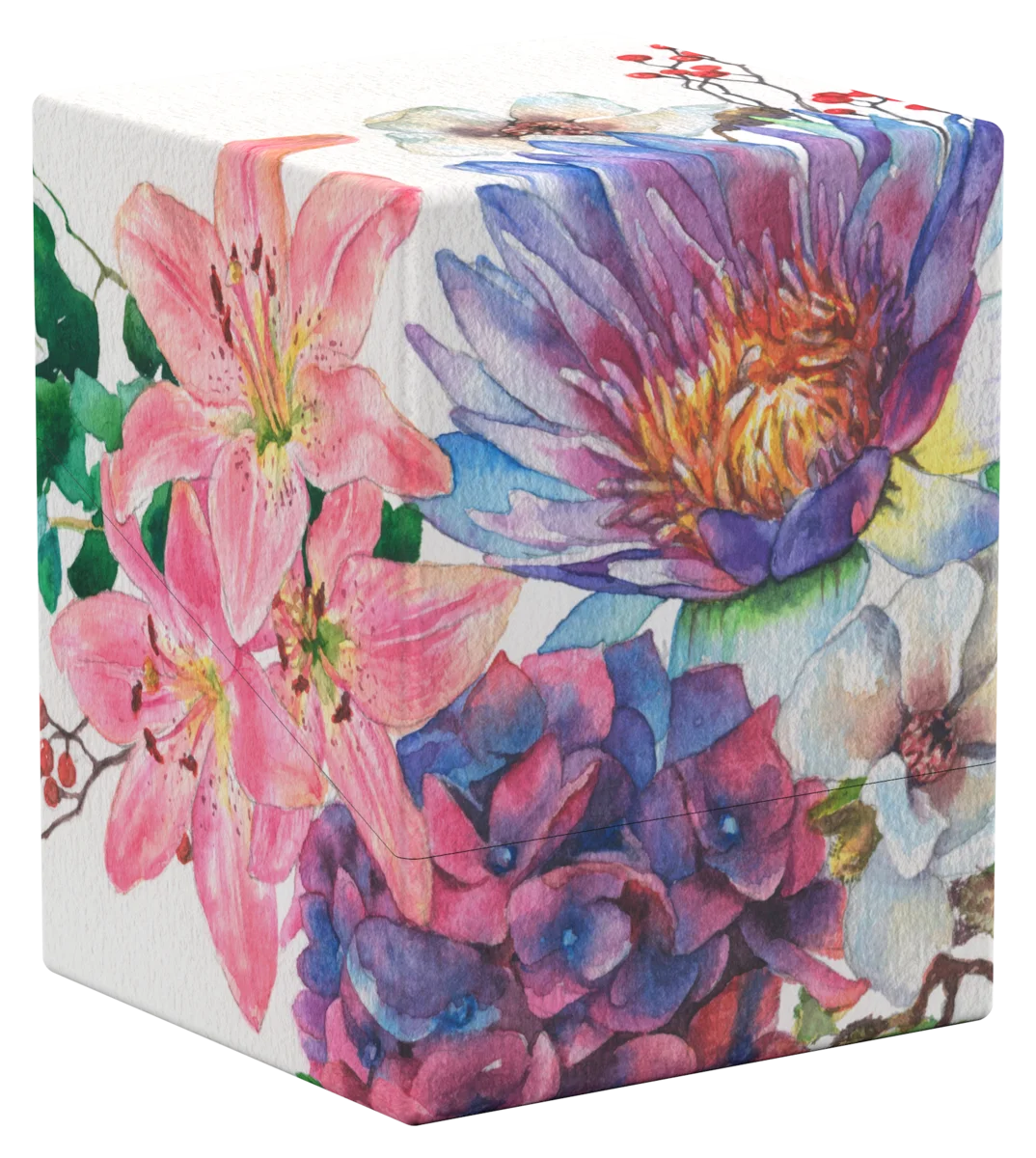 Ultimate Guard Deck Box: Floral Places - Lotus Bloom - Boulder 100+