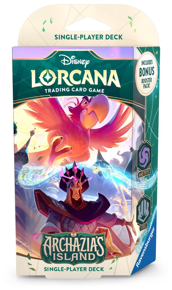 Disney Lorcana TCG: Archazia’s Island - Amethyst & Steel Starter Deck