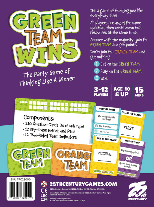 Green Team WINS