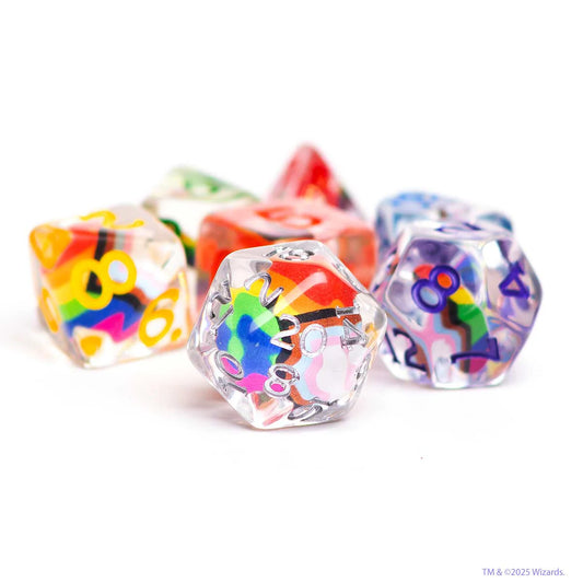 Sirius Dice: Polyhedral Dice Set - Dungeons and Dragons Progress Pride Unlimited