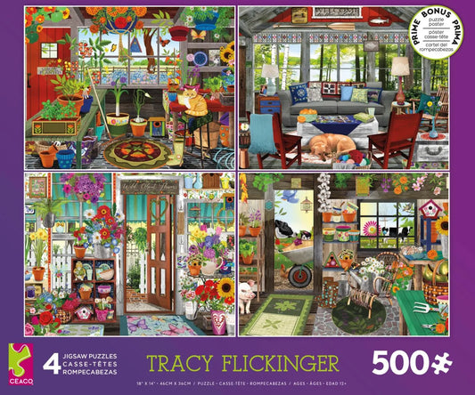 Tracy Flickinger 4-in-1 Jigsaw Puzzles