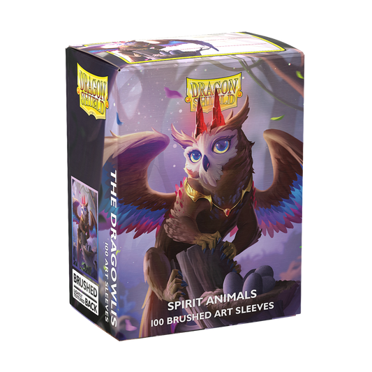 Dragon Shield: 100ct Brushed Art Sleeves - The Dragowlis