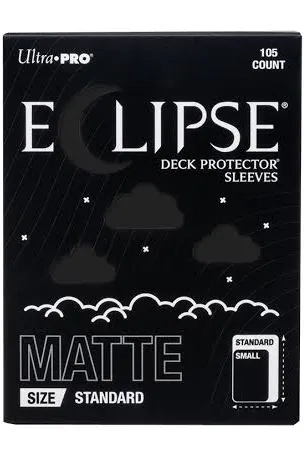 Ultrapro Eclipse Sleeves 105ct. - Jet Black