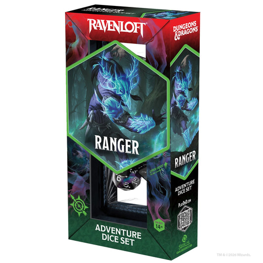 Dungeons and Dragons: Adventure Dice - Ranger: Black/Blue