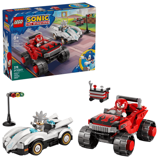 LEGO: Silver's Car vs. Knuckles' Monster Truck