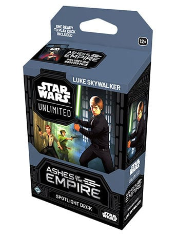 Star Wars Unlimited: Ashes of the Empire - Spotlight Deck: Luke Skywalker