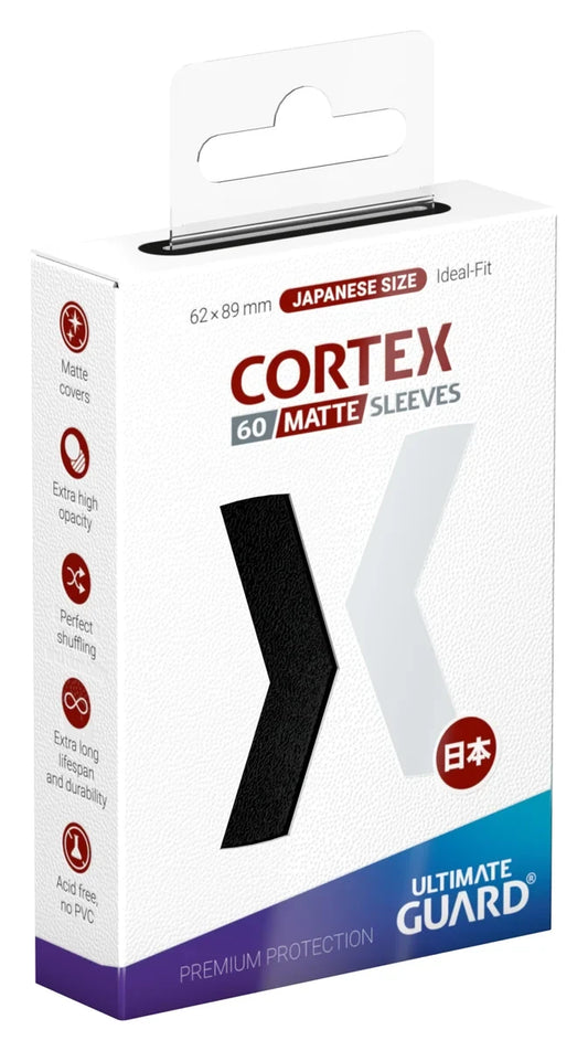 CORTEX SLEEVES MATTE JAPANESE SIZE (60) - BLACK