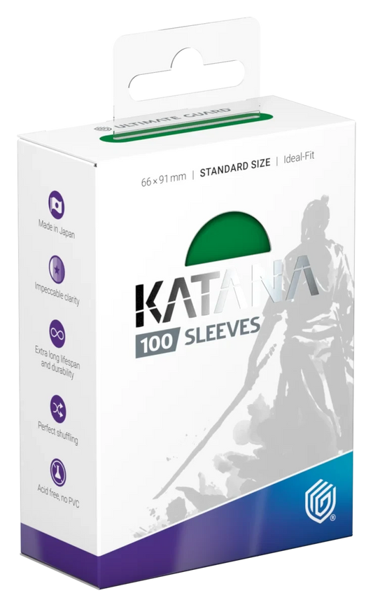 KATANA SLEEVES STANDARD SIZE (100) - JADE GARDEN