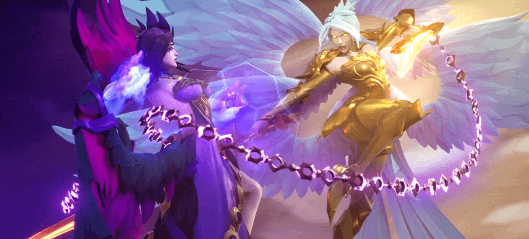 Riftbound: Vendetta: Kayle vs Morgana playmat