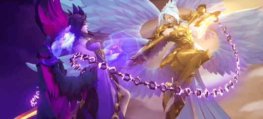 Riftbound: Vendetta: Kayle vs Morgana playmat