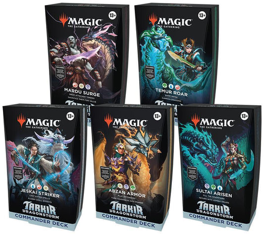 Magic: The Gathering: Tarkir: Dragonstorm Commander - Set of 5