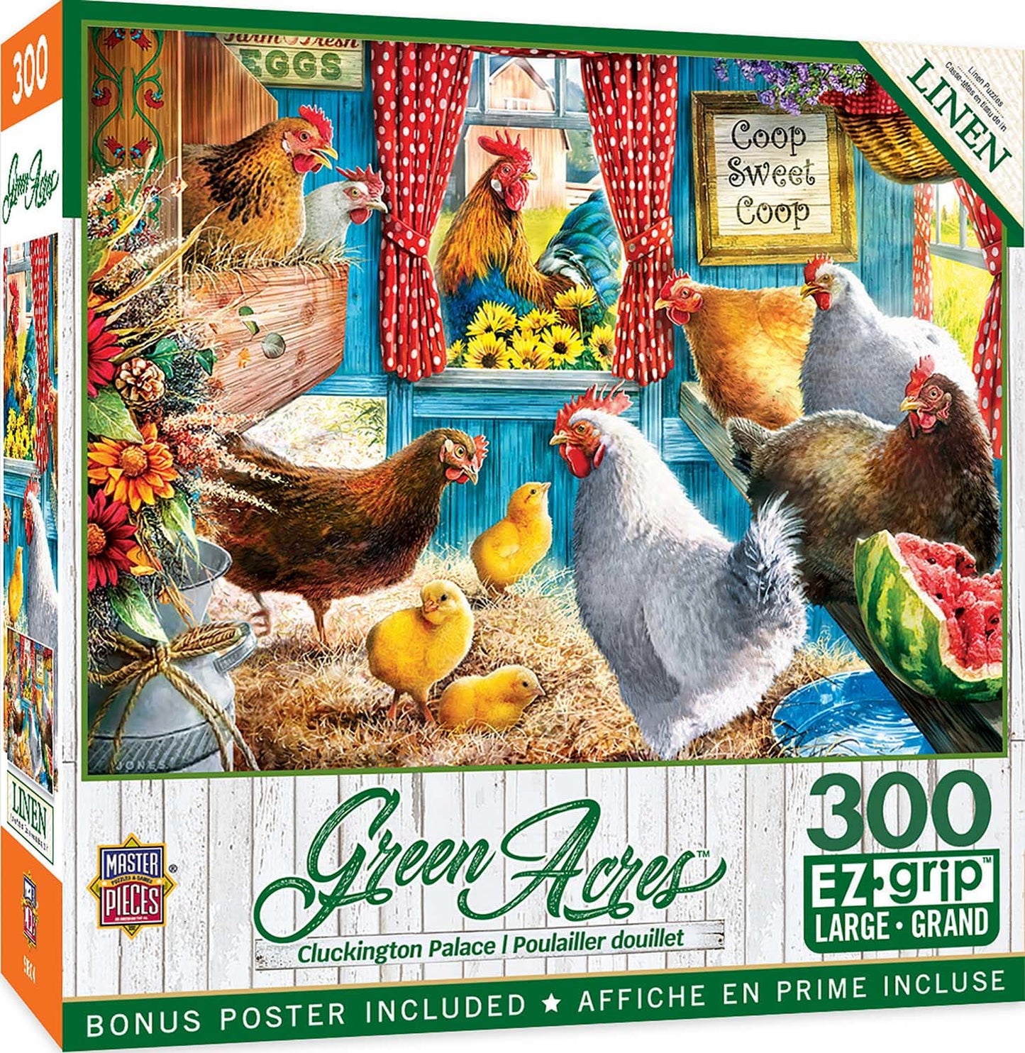 Puzzle: Green Acres Cluckington Plaza