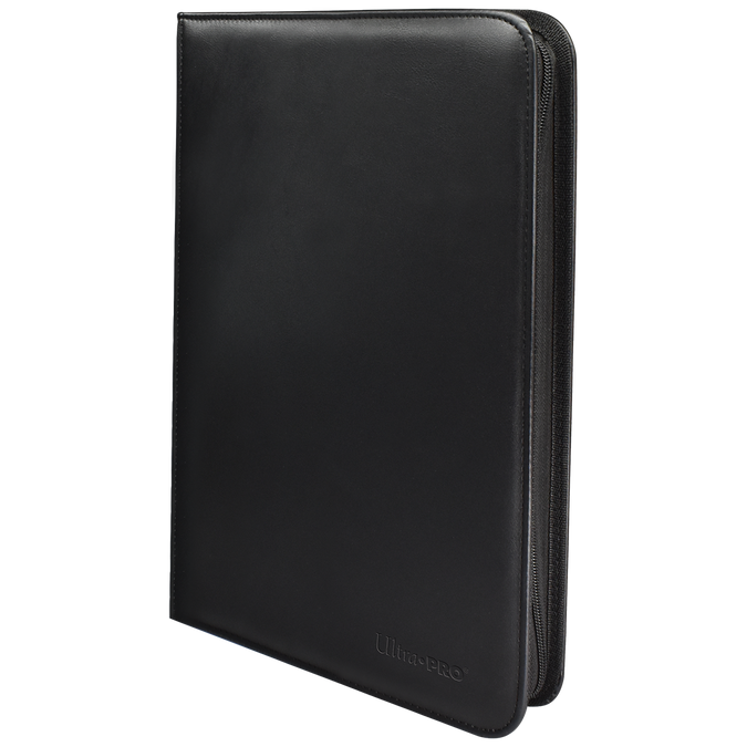 Ultrapro Vivid 9 Pocket Zippered Pro Binder - Black