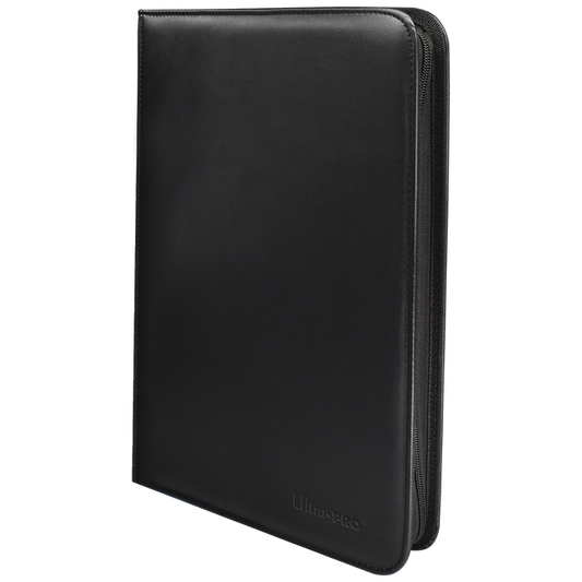 Ultrapro Vivid 9 Pocket Zippered Pro Binder - Black