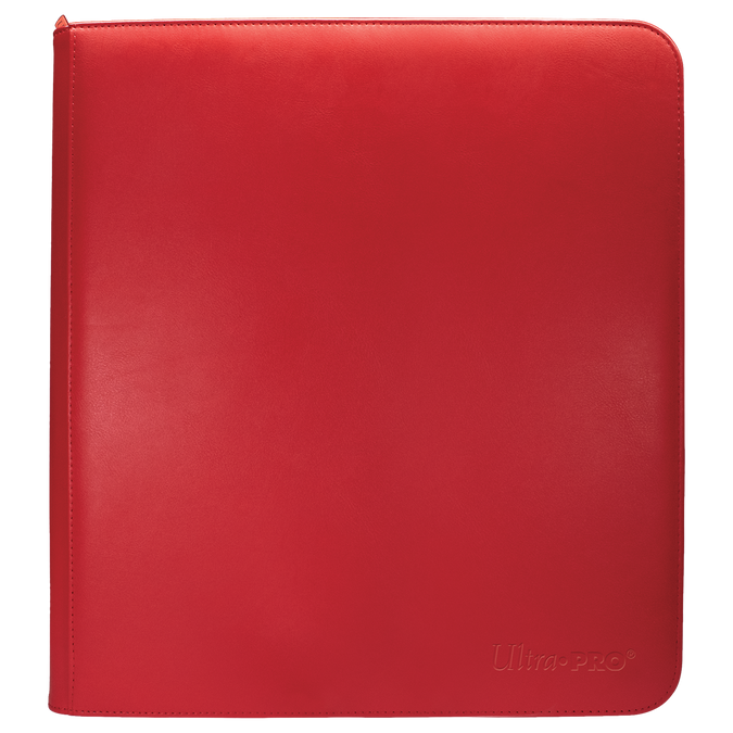 Ultrapro Vivid 12 Pocket Zippered Pro Binder - Red