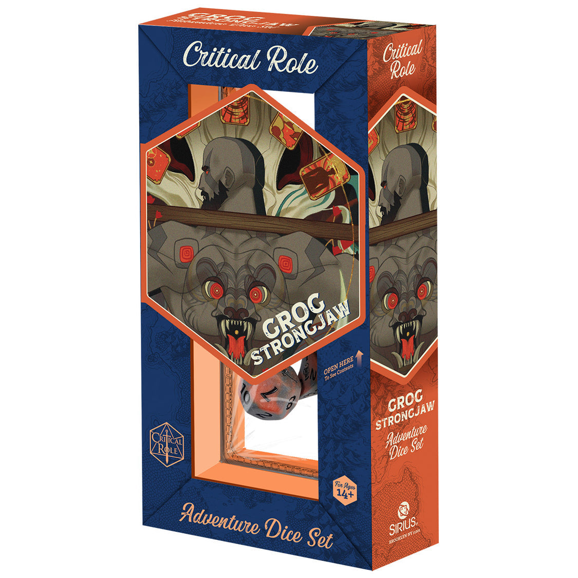 Vox Machina Adventure Dice: Grog Strongjaw