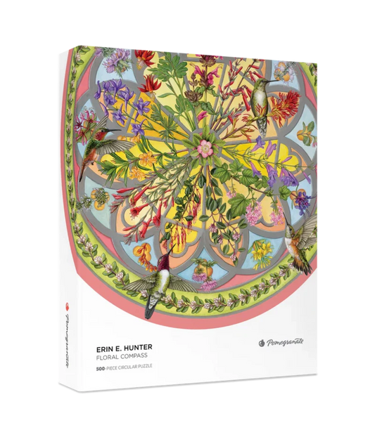 Erin E. Hunter: Floral Compass - 500pc Puzzle