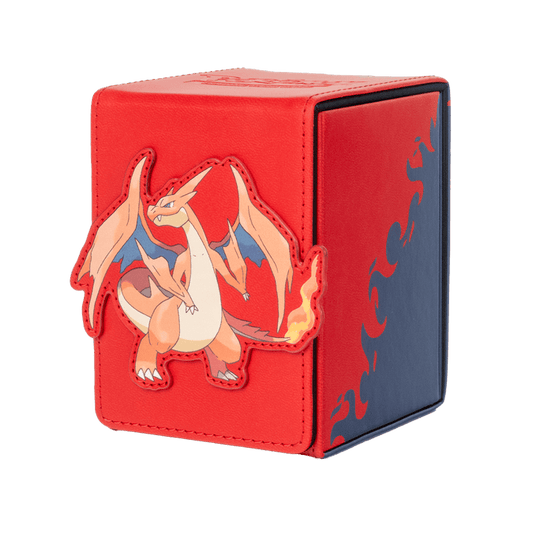 Alcove Flip 100 Deck Box Mega Charizard Y