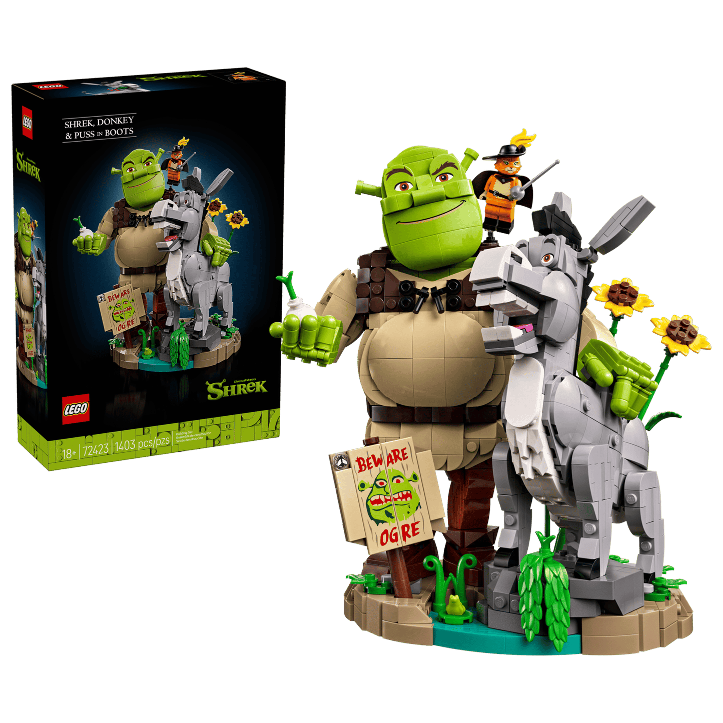 LEGO - Shrek, Donkey & Puss in Boots