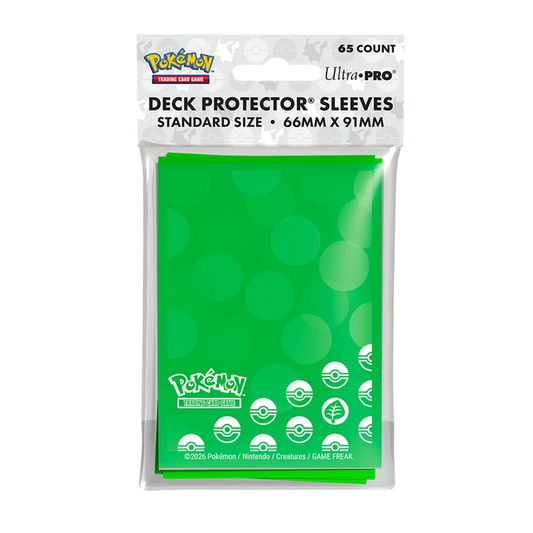 Ultrapro: Pokemon - Grass Energy Sleeves (65c)