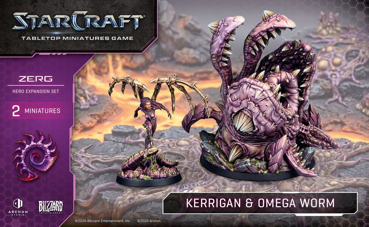StarCraft Miniatures Games: Zerg - Kerrigan Hero & Omega Worm Expansion